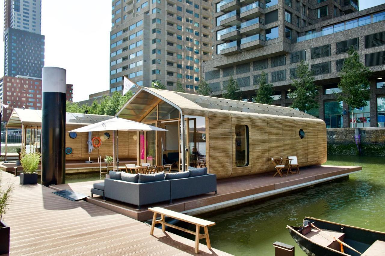 Wikkelboats At Floating Rotterdam Rijnhaven Roterdão Exterior foto
